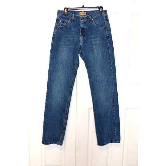 WRANGLER 20X  Denim Blue Jeans Men's 32‎ Inseam 33.5" - Picture 1 of 16